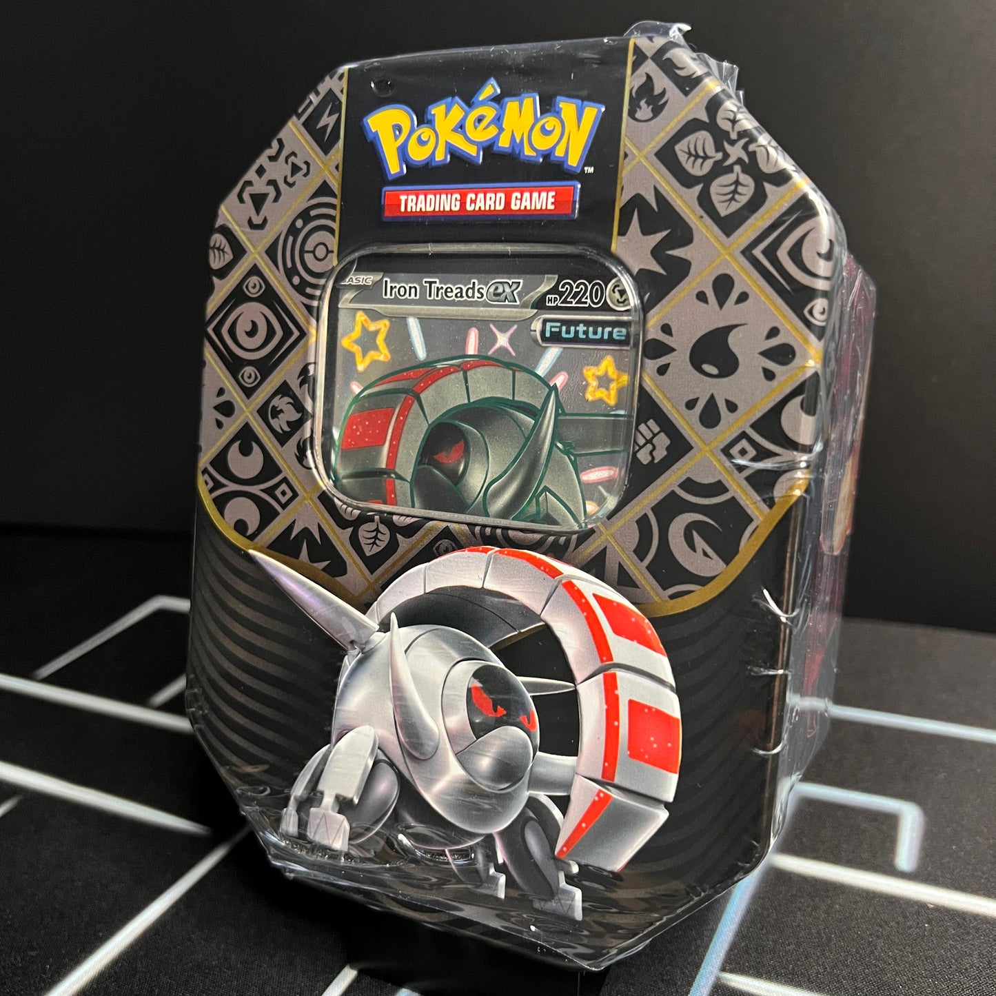 Pokemon TCG | Paldean Fates Tin | Shiny Iron Treads EX