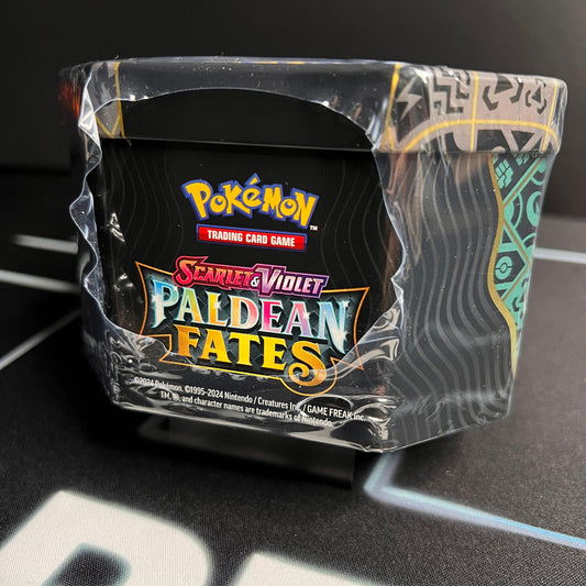 Pokemon TCG | Paldean Fates Tin | Shiny Iron Treads EX
