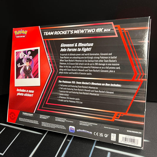 Pokemon TCG | Team Rocket's MewTwo EX Box
