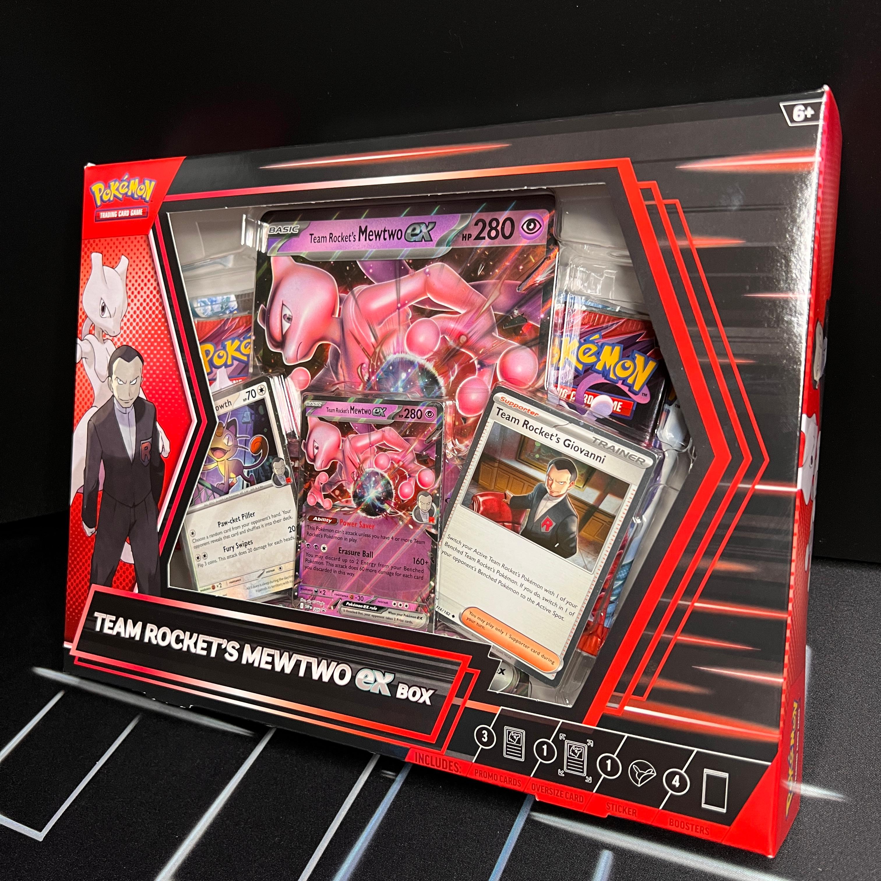pokemon tcg cards team rocket's mewtwo ex box new sealed Pokemon TCG