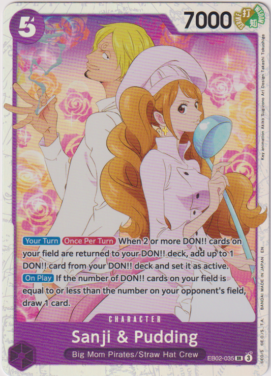 EB02-035 Sanji & Pudding