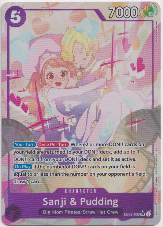 EB02-035 Sanji & Pudding Alternate Art
