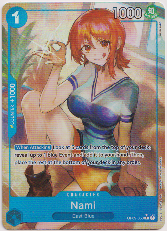 OP09-050 Nami Alternate Art