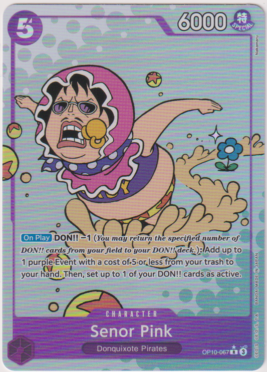 OP10-067 Senor Pink Alternative Art