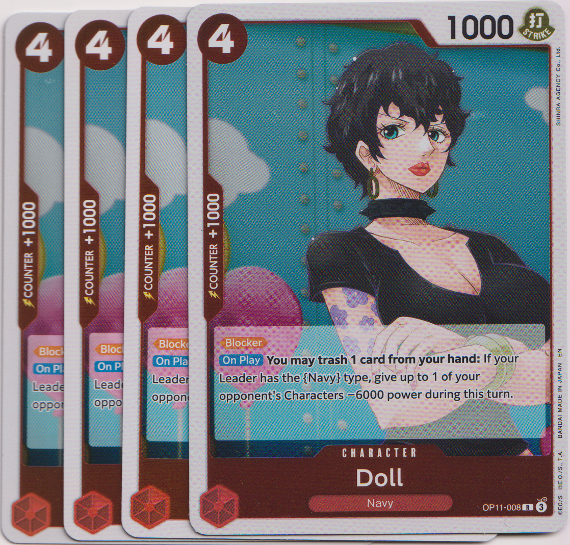 OP11-008 Doll x4