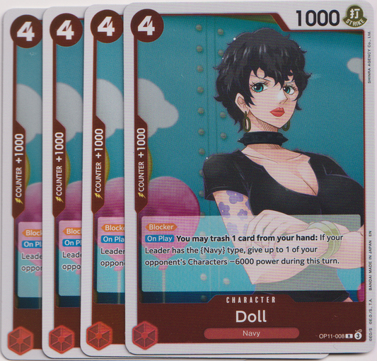 OP11-008 Doll x4