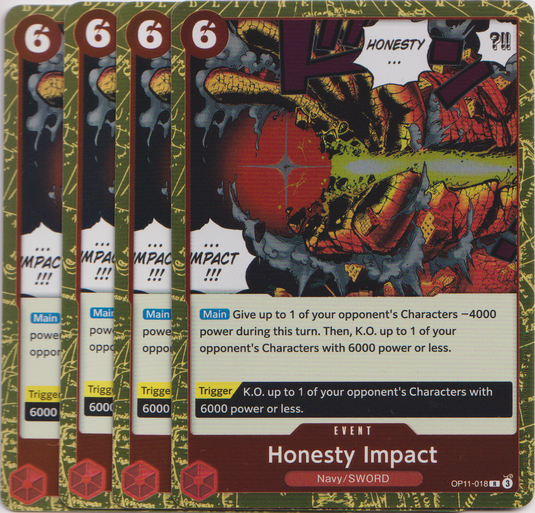 OP11-018 Honesty Impact x4