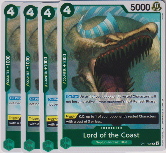 OP11-028 Lord of the Coast x4