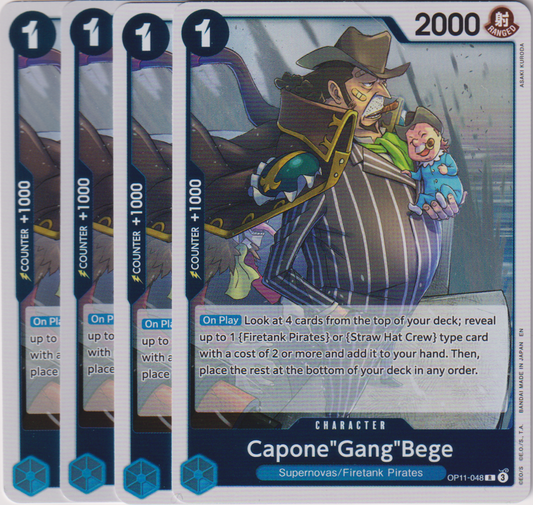 OP11-048 Capone Gang Bege x4