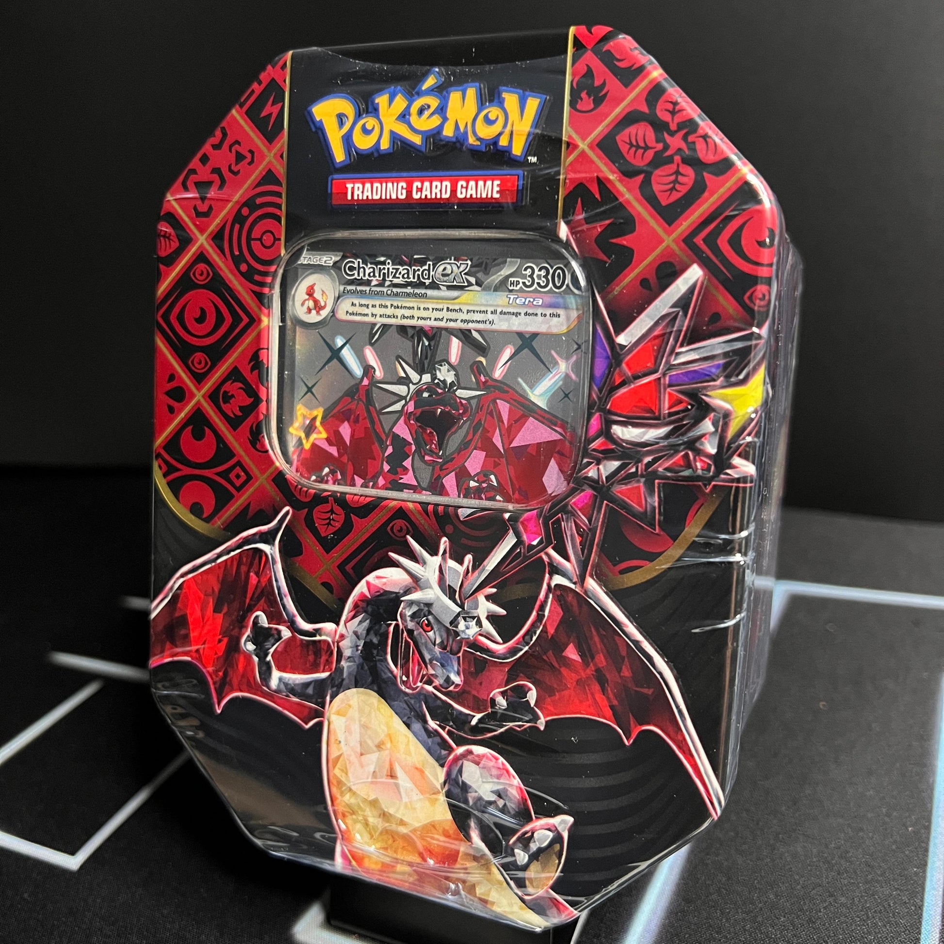 Pokemon TCG | Paldean Fates Tin | Shiny Charizard EX Hevalamon Cards Pokemon TCG | Paldean Fates Tin | Shiny Charizard EX Hevalamon Cards