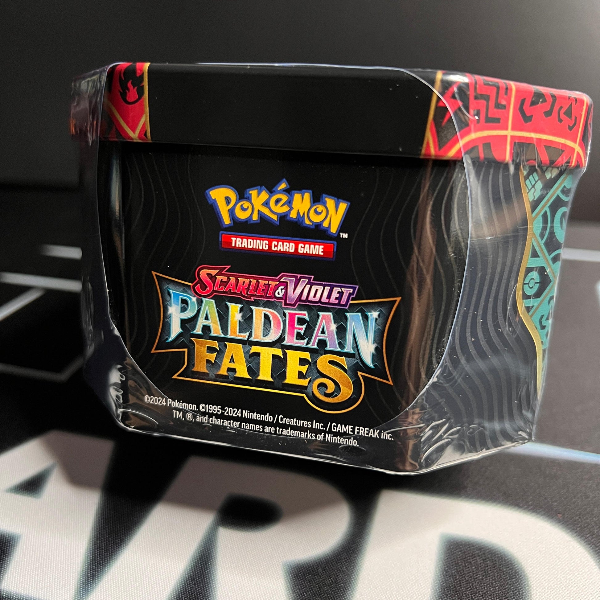 Pokemon TCG | Paldean Fates Tin | Shiny Charizard EX Hevalamon Cards Pokemon TCG | Paldean Fates Tin | Shiny Charizard EX Hevalamon Cards