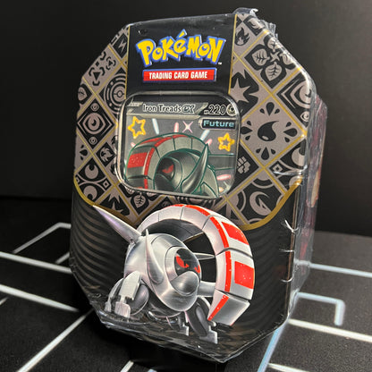 Pokemon TCG | Paldean Fates Tin | Shiny Iron Treads EX