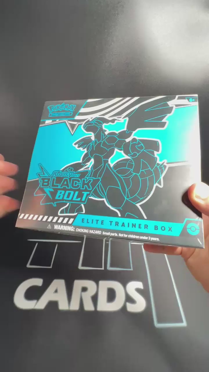 Pokemon TCG | Black Bolt Elite Trainer Box – Hevalamon Cards